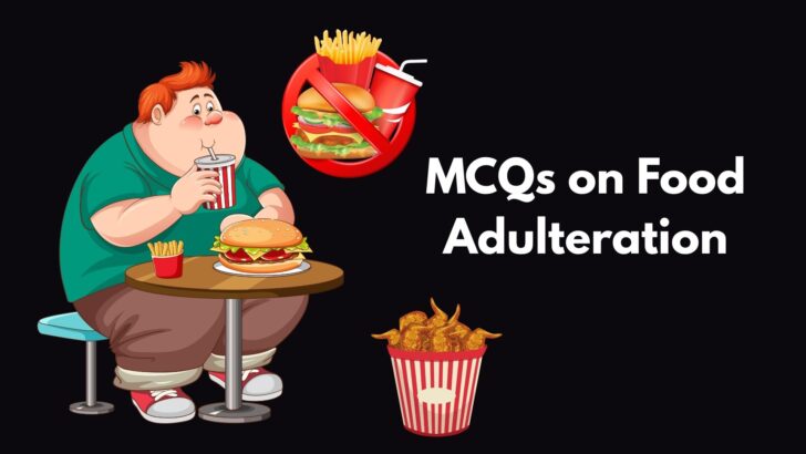 MCQ on Food Adulteration