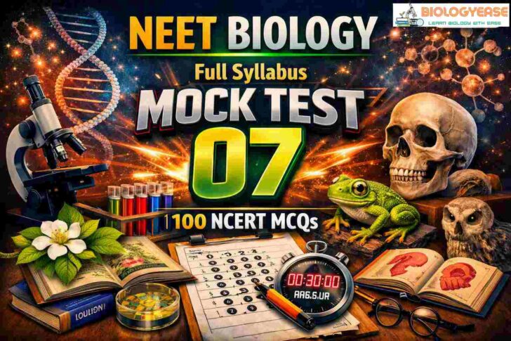 NEET Biology Full Syllabus Mock Test 07