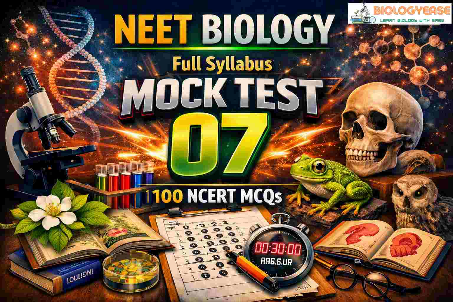 NEET Biology Full Syllabus Mock Test 07