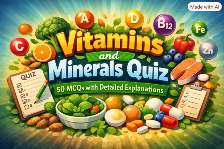 Vitamins and Minerals Quiz