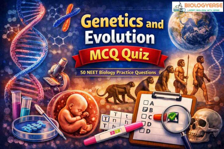 genetics and evolution mcq quiz