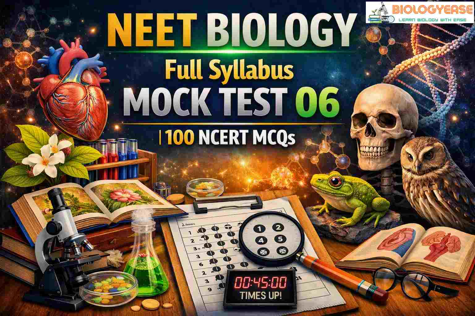 neet biology full mock test